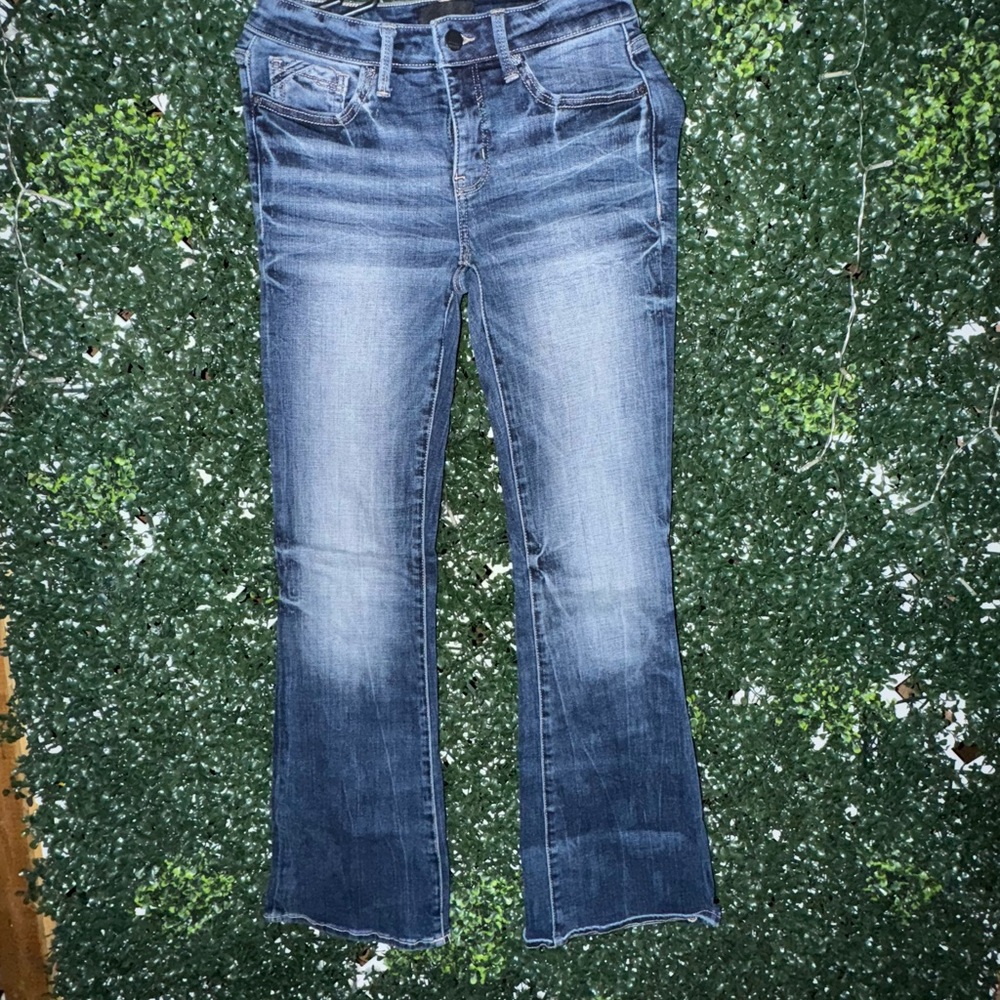 Buckle Dark Blue Women's Boot Cut Jeans